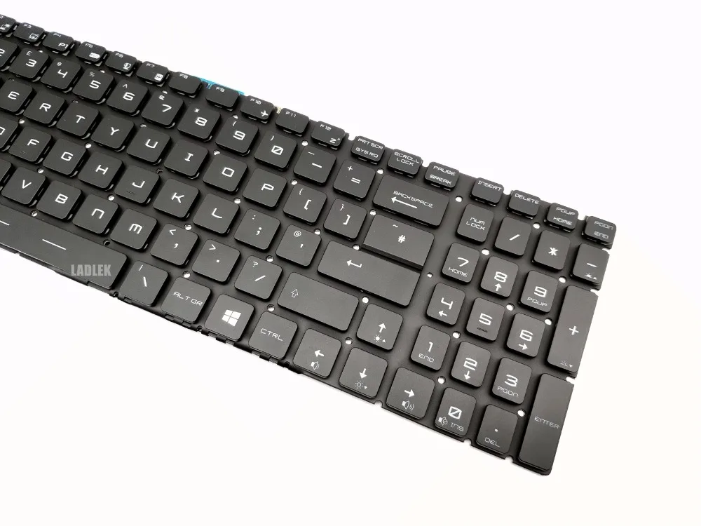 Новая британская клавиатура с полной RGB подсветкой для MSI Gaming GE72 6QC/GE72 6QL/GE72 6QF Apache 0