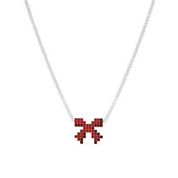 LONDANY ожерелье Модная индивидуальность ins Pixel Лук Дизайн Чувство Милая девушка Ошейник Цепочка Точка Кулон Предмет 3