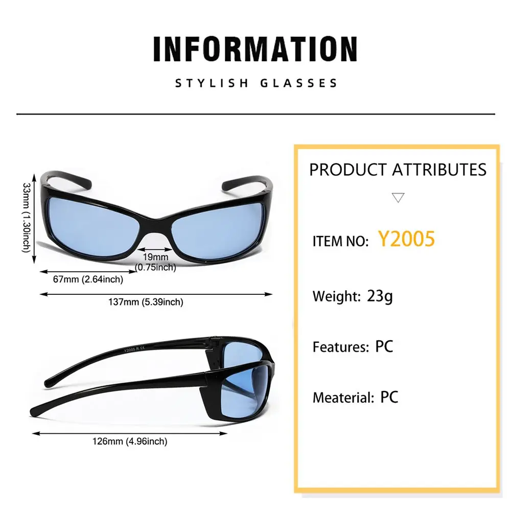 Модные серебряные очки UV400, обернутые вокруг солнцезащитных очков Y2K, солнцезащитные очки спортивных оттенков, солнцезащитные очки 5