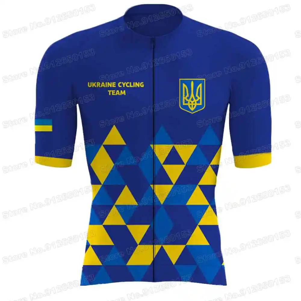 2022 Комплект Майки Для Велоспорта Сборной Украины по Велоспорту Мужская Велосипедная Одежда Летние Рубашки Для Шоссейных Велосипедов Костюм Велосипедный нагрудник Шорты MTB Maillot 1