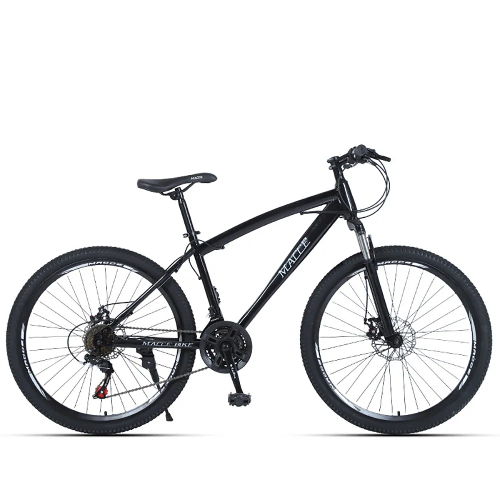 Горный велосипед с переменной скоростью 24/26 дюймов, горный велосипед с переменной скоростью, очень простой, Однотонный, эстетичный, со спицами, Колесное кольцо, рама из высокоуглеродистой стали 0