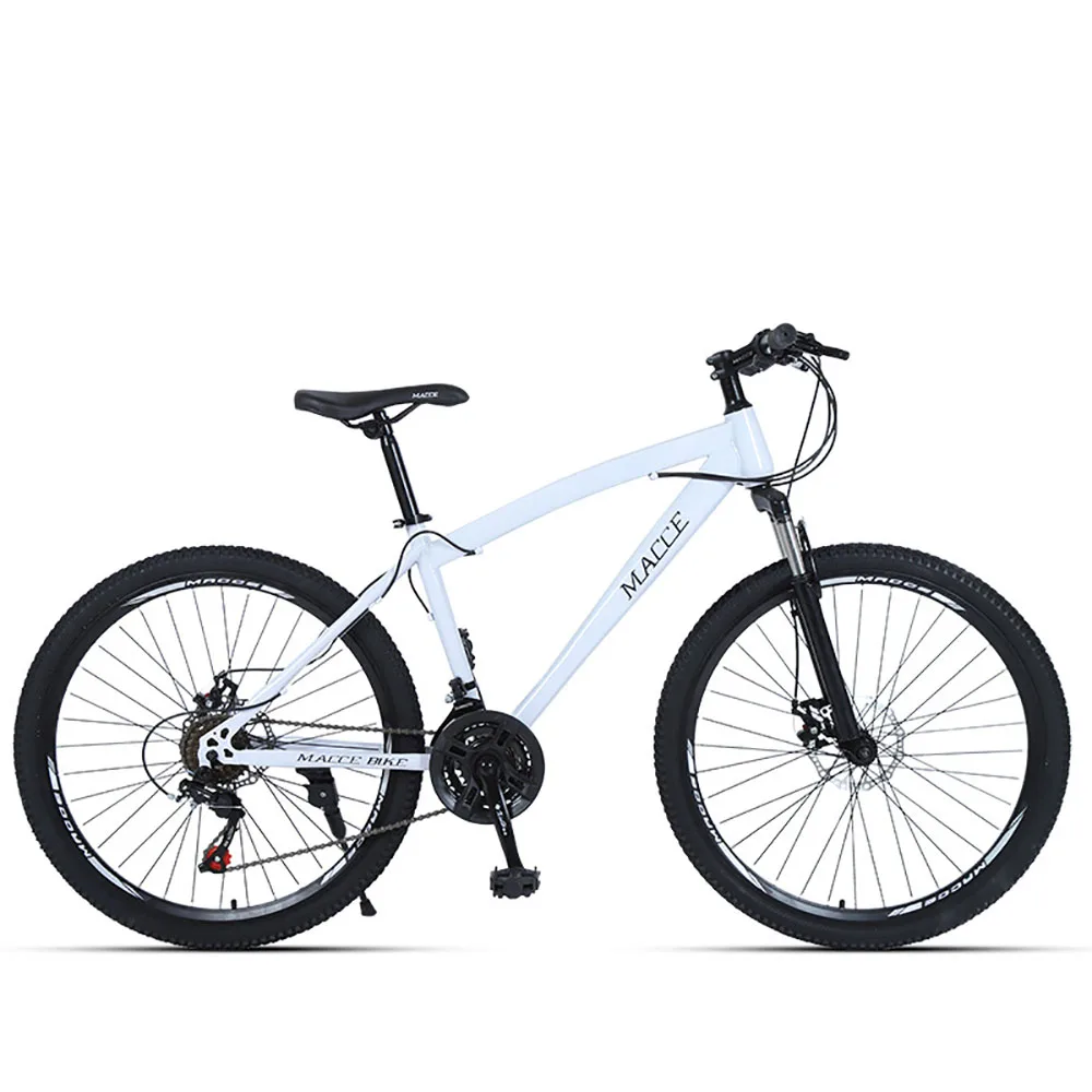 Горный велосипед с переменной скоростью 24/26 дюймов, горный велосипед с переменной скоростью, очень простой, Однотонный, эстетичный, со спицами, Колесное кольцо, рама из высокоуглеродистой стали 3