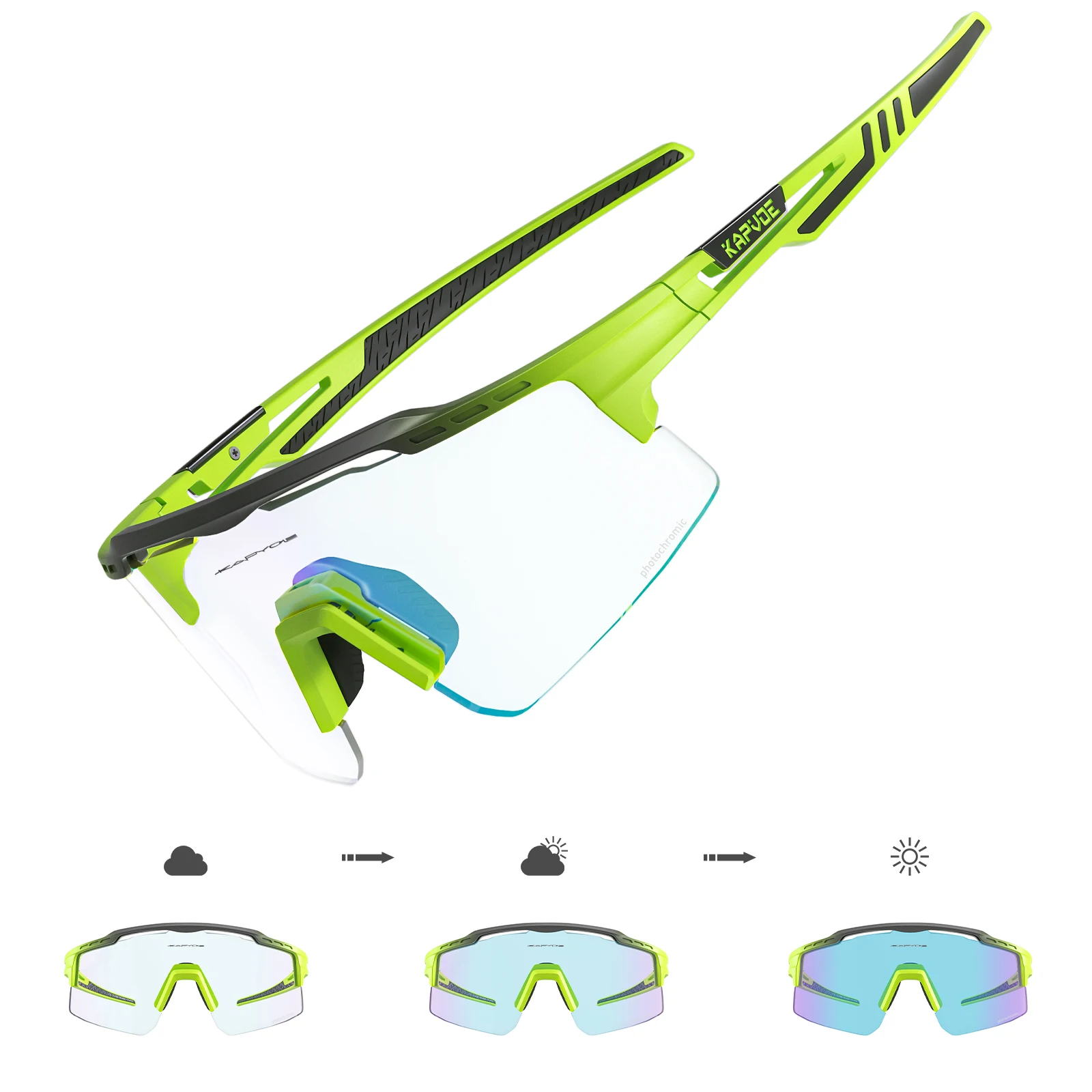 Цветные фотохромные КРАСНЫЕ и синие велосипедные солнцезащитные очки Kapvoe для мужчин, велосипедные очки для шоссейного велосипеда, очки для горного велосипеда, очки для занятий спортом на открытом воздухе 3