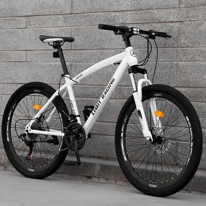 Гоночный карбоновый каркас, Гравийный мужской велосипед, дорожный, односкоростной, Мощная подвеска, рожок для горного велосипеда, Удобный велосипед 0