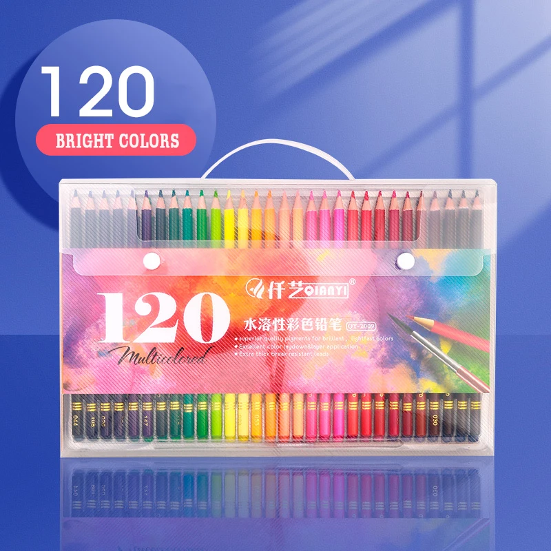 Профессиональный набор карандашей 12/24/36/48/120/150/180 масляного цвета, цветные карандаши для рисования акварелью, цветные карандаши для детей, цветные карандаши для дерева 5
