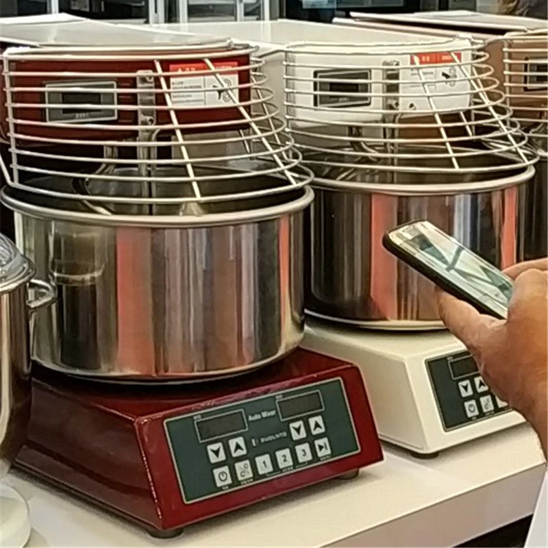 электрический миксер для приготовления пищи объемом 10 л, тестомесильная машина, Индикация температуры внутри подставки для бочек, миксер для взбивания теста, машина для взбивания яиц. 3