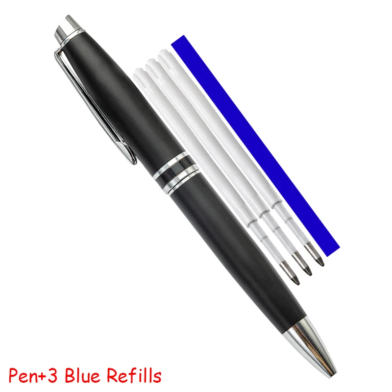 Модный дизайн, цельнометаллическая шариковая ручка для письма, офисная деловая мужская ручка для подписи, Специальная покупка для обучения студентов, 2 подарка для отправки 3