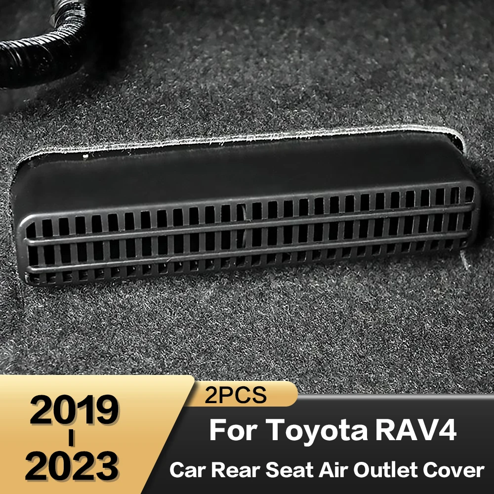 2ШТ Крышка Воздуховода автомобиля, Аксессуары для украшения заднего сиденья под вентиляционной сеткой Toyota RAV4 XA50 Hybrid 2019 2020 2021 2022 2023 0