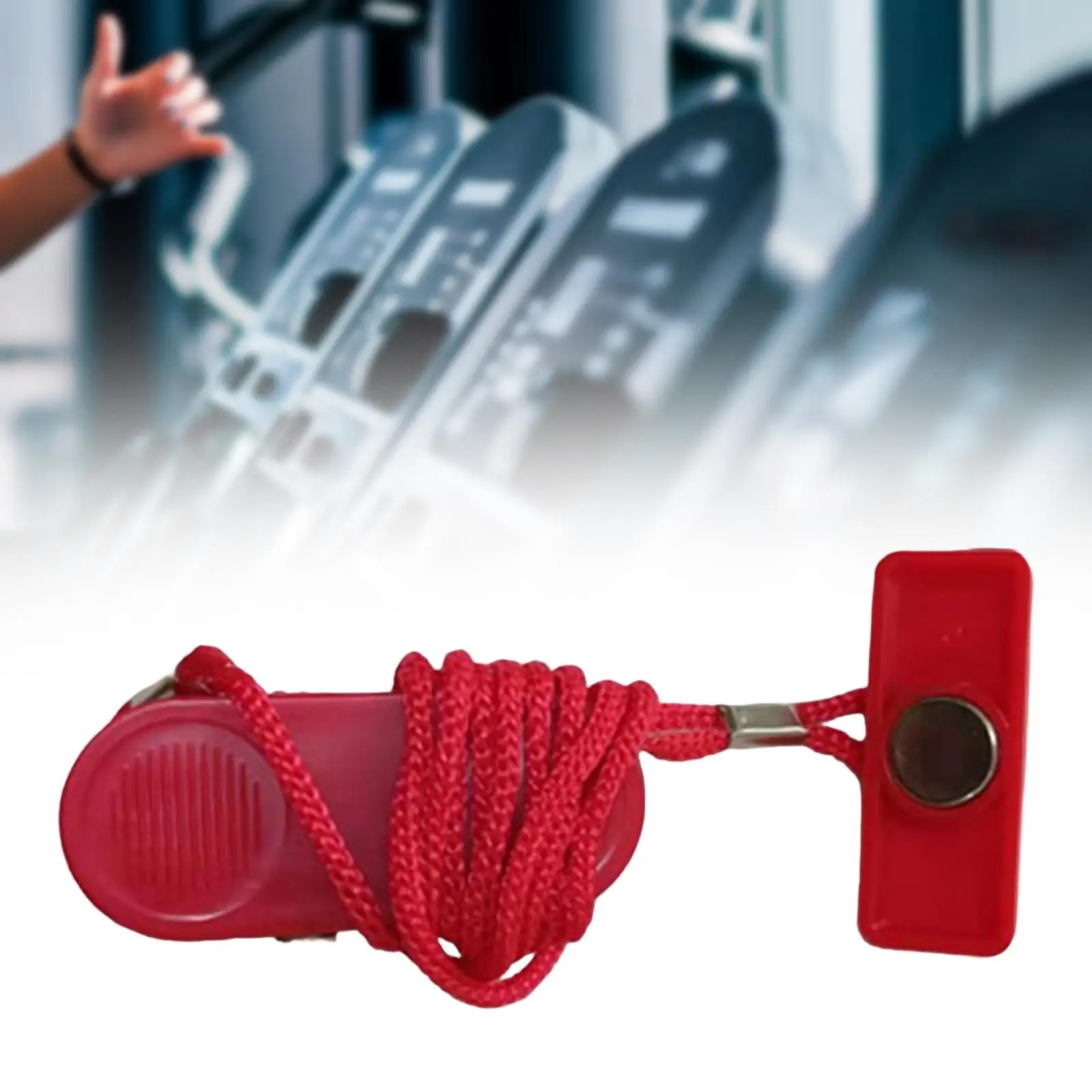 Ключ безопасности беговой дорожки Легкий для многих моделей тренажеров Ключ безопасности для домашнего использования в тренажерном зале Тренажер для бега 2