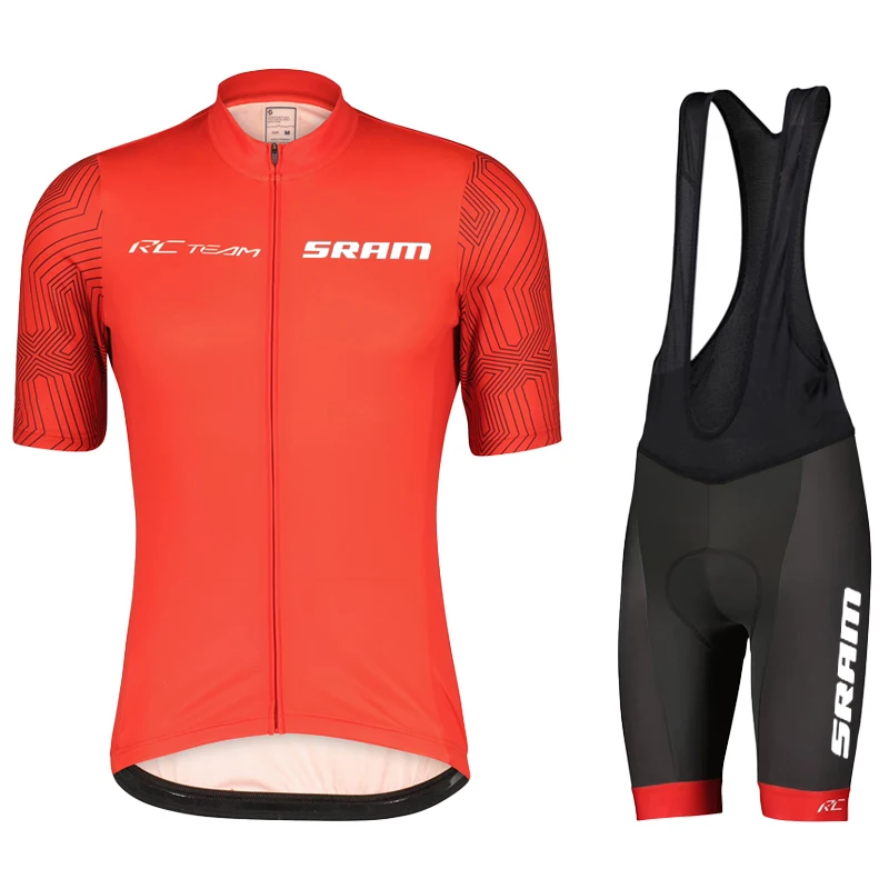 Комплект велосипедной майки ODLO SRAM Для команды, летняя велосипедная одежда для велоспорта, Велосипедная одежда для горных видов спорта, Велосипедный костюм для велоспорта, комплект для велоспорта 2