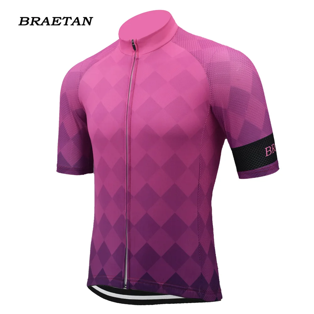 розовая велосипедная майка 2020, мужская велосипедная одежда с коротким рукавом, забавная велосипедная одежда, джерси, велосипедная одежда braetan 1