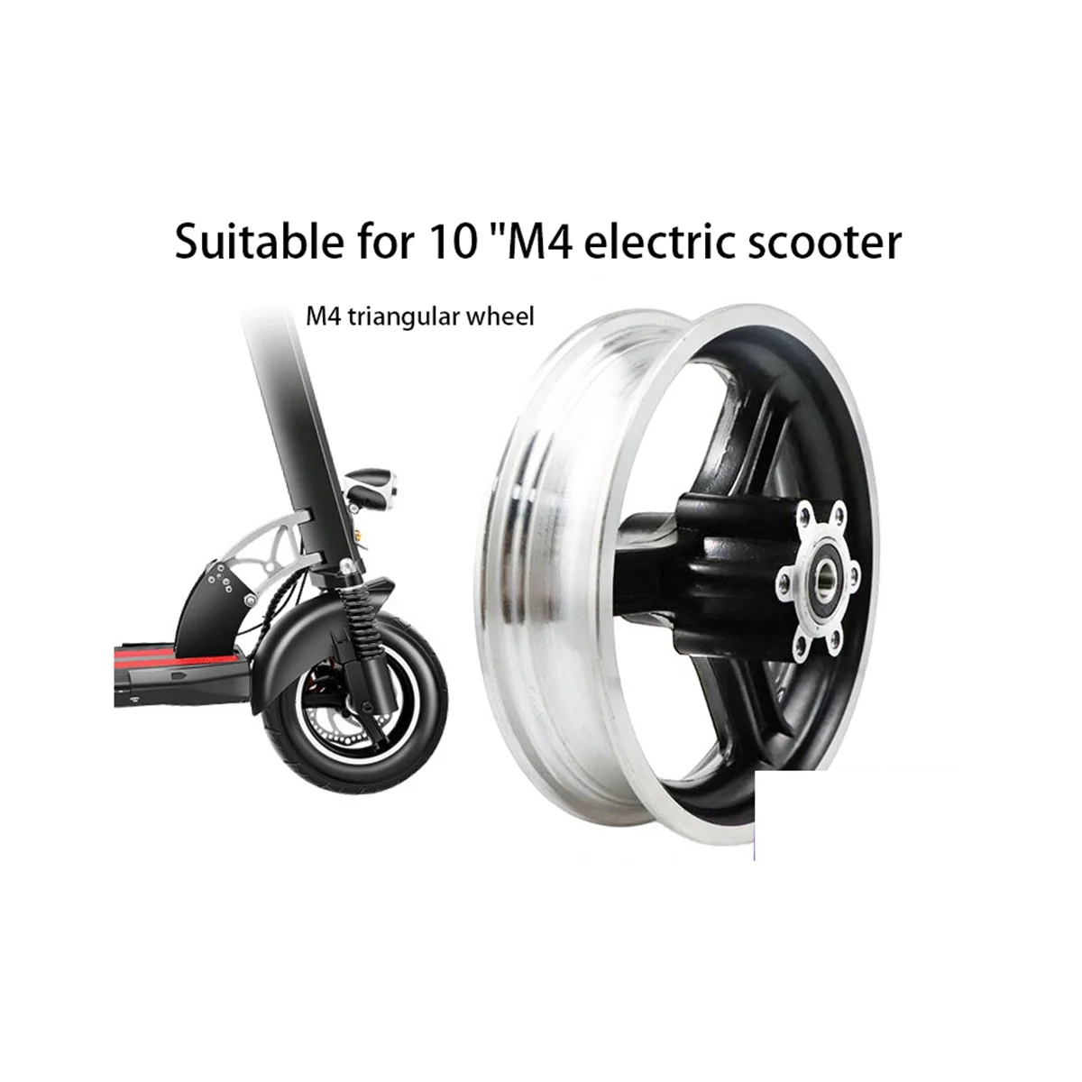 10-Дюймовые колеса, сплошные шины для электрического скутера, Аксессуары для шин для скутера 5