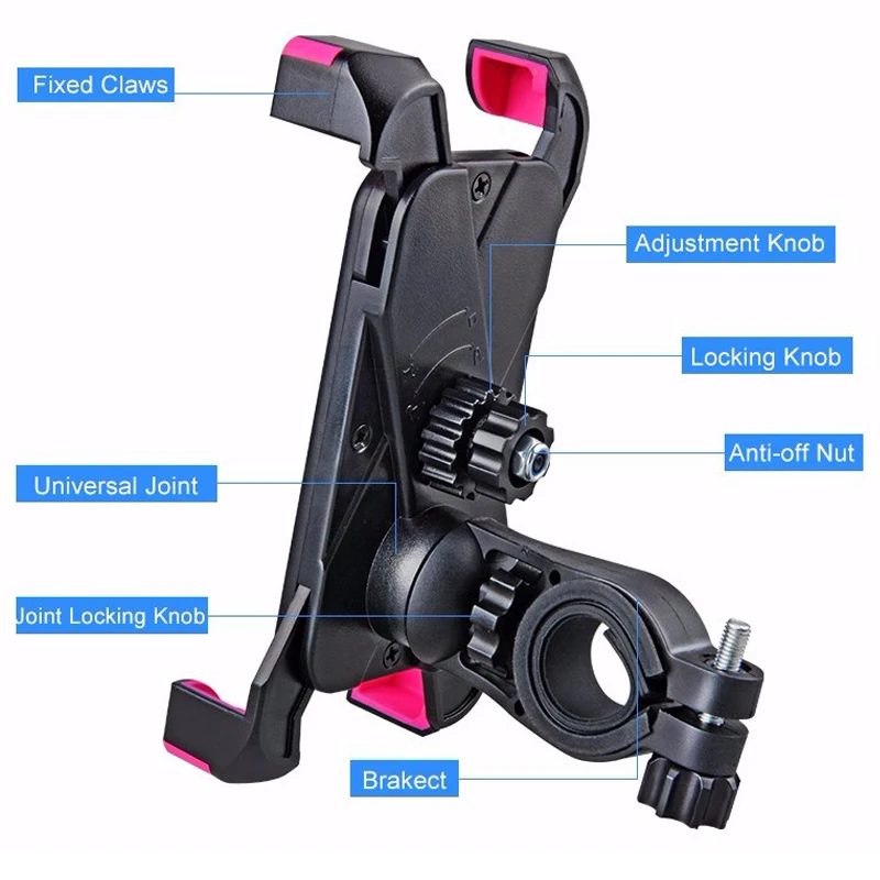 Универсальный держатель мобильного телефона, зажим для велосипедного руля, подставка для скутера Xiaomi Mijia M365, кронштейн для крепления GPS для скутера Ninebot 2