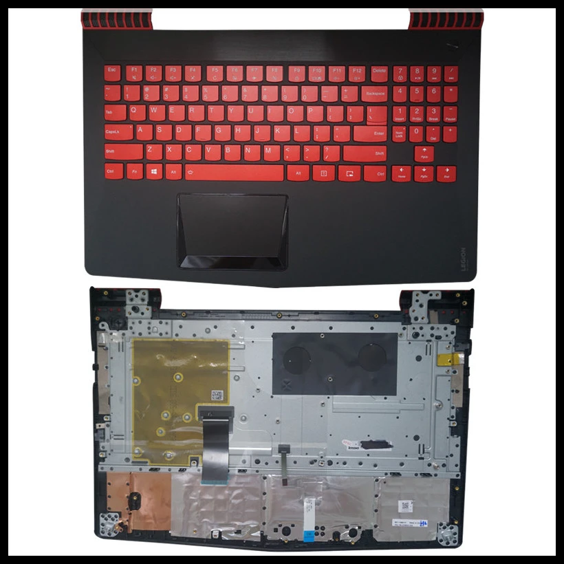 Высококачественная Фирменная Новинка Клавиатура для ноутбука Lenovo Legion R720-15IKB Клавиатура с тачпадом с подсветкой упор для рук В Сборе американская Раскладка 2