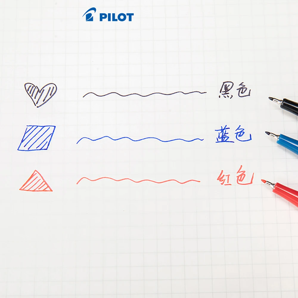 Japan PILOT SW-PPF Маркерная Ручка Art Drawing Design Sketch 0,4 мм FINELINER Тонкий Зажим Для Наконечника Простая Модная Острая Водонепроницаемая Ручка 3