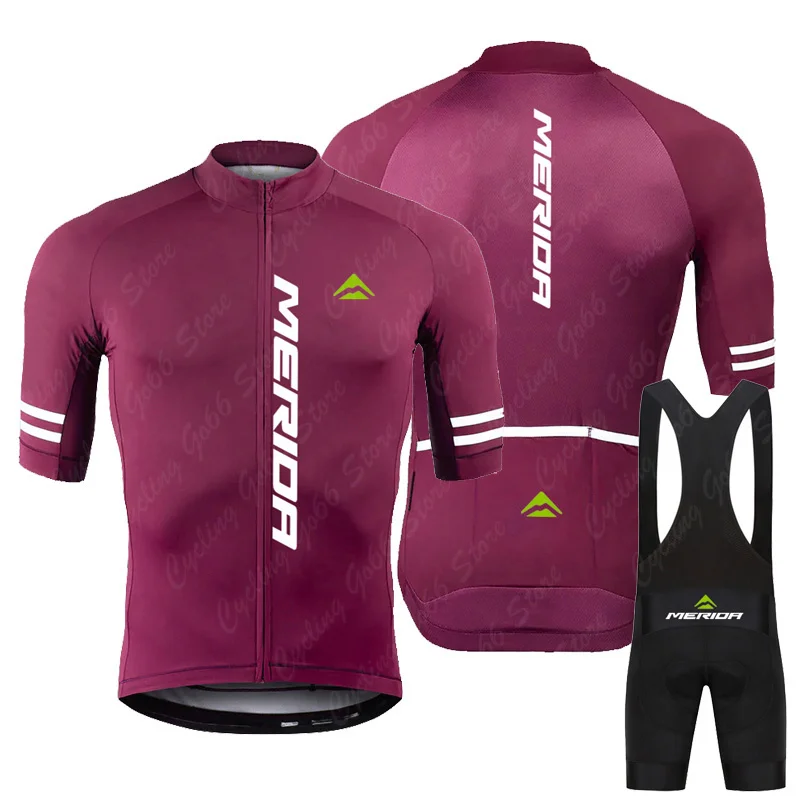Новые комплекты Майки для велоспорта Merida Team 2023, Летняя Велосипедная одежда MTB с коротким рукавом Ropa Ciclismo, Велосипедная форма для верховой езды на открытом воздухе 2