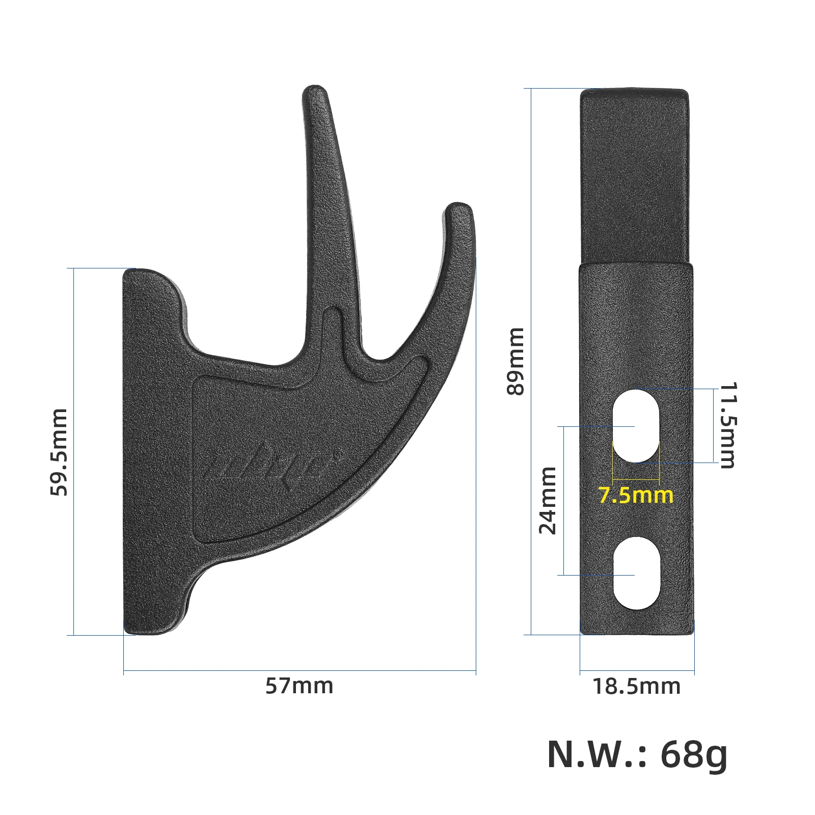 Для электрического скутера Xiaomi M365/Pro Ulip Передняя вешалка с когтями, крючки для переноски из алюминиевого сплава, крючок для хранения, универсальный скутер 4