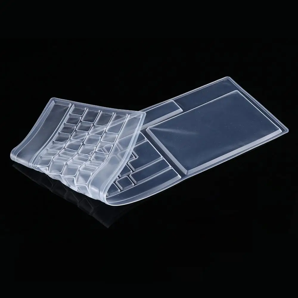 Ультратонкий Прозрачный силиконовый чехол для настольной клавиатуры для ПК для ноутбука Размер 445*134*0.5 мм 1