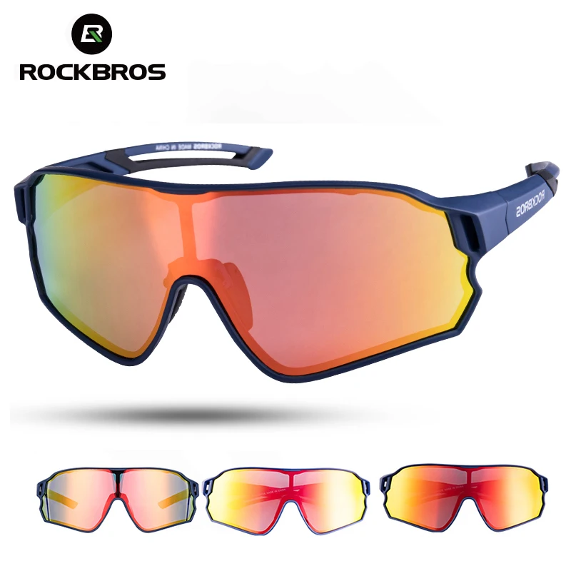 Велосипедные очки ROCKBROS MTB Road Bike Поляризованные солнцезащитные очки с защитой UV400, Ультралегкие Велосипедные очки Унисекс, Спортивное снаряжение 0