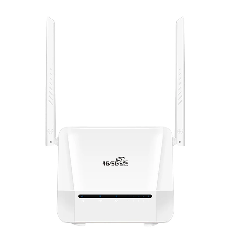 Беспроводной маршрутизатор 4G Портативный WIFI-маршрутизатор 300 Мбит/с Встроенный слот для SIM-карты Внешняя антенна 100 м порт Ethernet 0