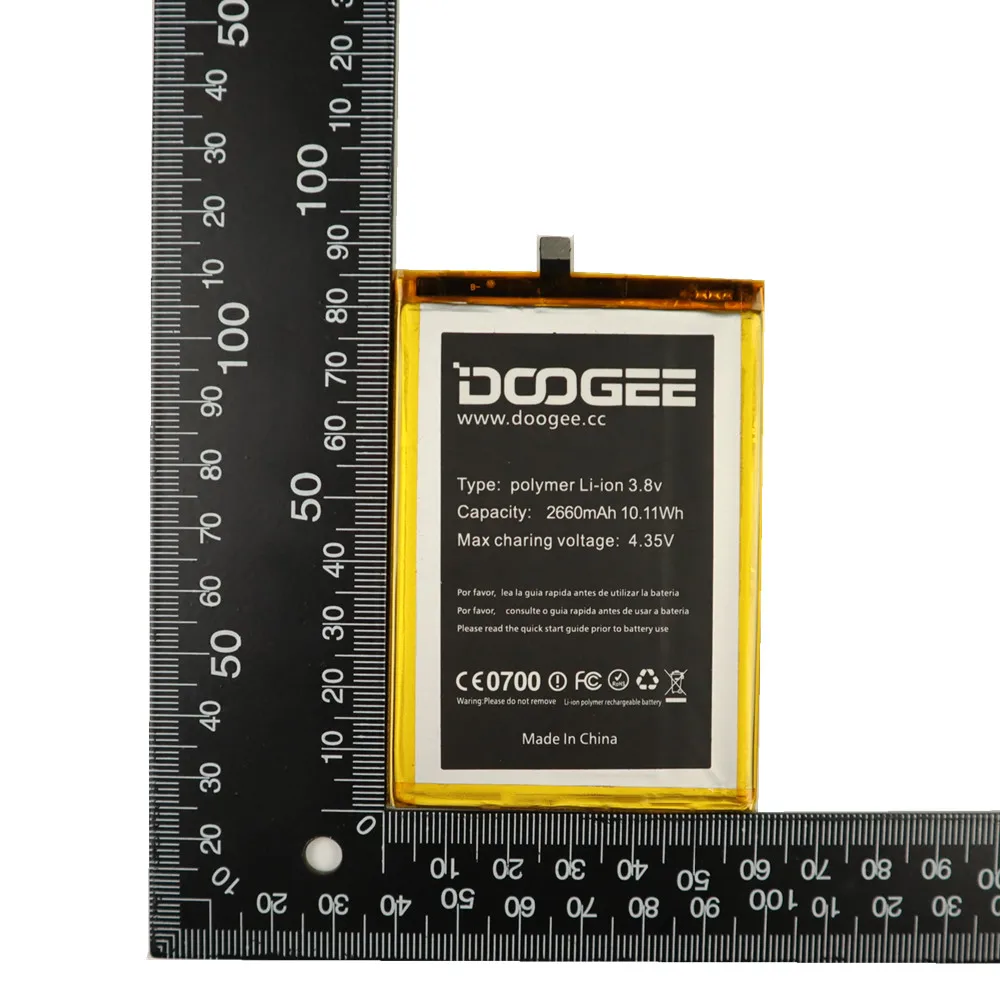 2023 года 100% Оригинальный аккумулятор для мобильного телефона Doogee F5 емкостью 2660 мАч, сменный аккумулятор в наличии + номер для отслеживания 3