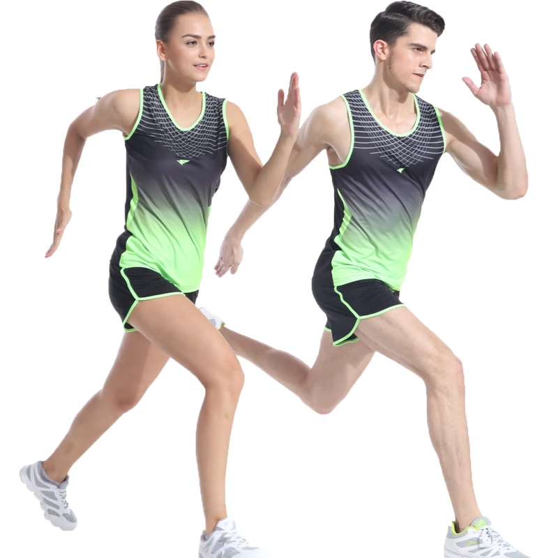 Женская спортивная одежда, спортивный костюм для бега, жилет для быстрого марафона Dry + шорты, одежда для легкой атлетики и полевой костюм, одежда для бега трусцой 1