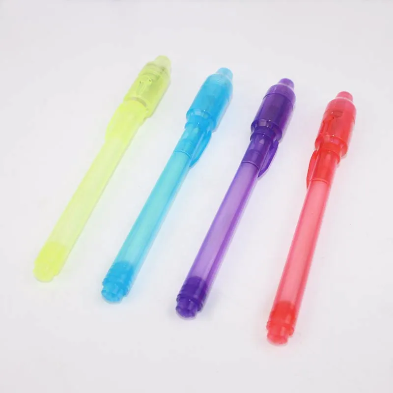 Светящаяся ручка Magic Purple 2 В 1, комбинированная ручка для рисования невидимыми чернилами, обучающие игрушки для ребенка 3