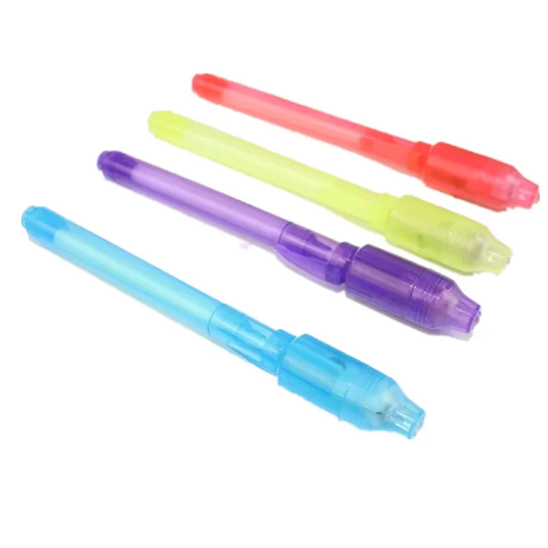 Светящаяся ручка Magic Purple 2 В 1, комбинированная ручка для рисования невидимыми чернилами, обучающие игрушки для ребенка 4