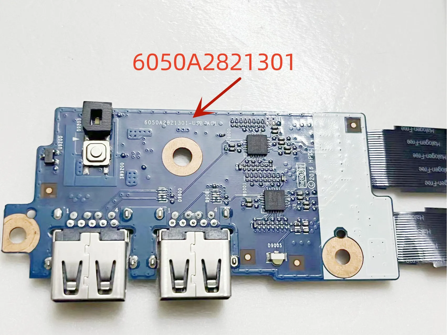 Кнопка питания USB-плата Для HP Envy 15-AS 15-AS027CL 15T-AS 6050A2821301 КНОПКА ВКЛЮЧЕНИЯ 2