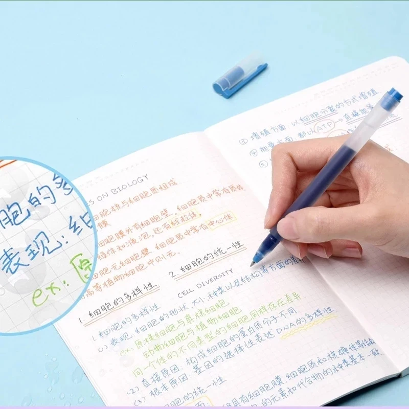 Xiaomi Pen Mijia Pen Mi Sign Ручки С 0,5 мм Швейцарской Заправкой 143 мм Прокатным Роликом Синими Чернилами Mihome Signing Шариковые Ручки Для Школы 4