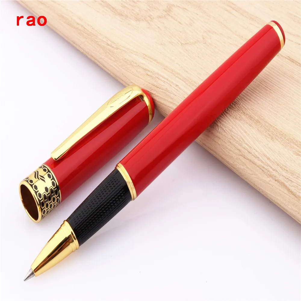 Высококачественная Металлическая ручка-роллер для бизнеса 68, офисная ручка-роллер, золотой зажим, ручка-роллер, офисные школьные принадлежности 2