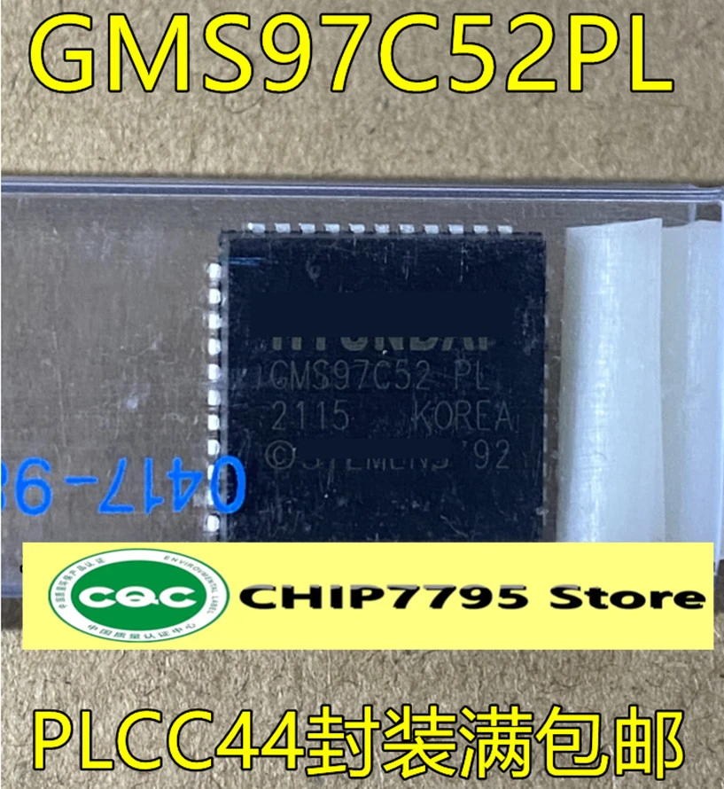 GMS97C52PL PLCC44 Гарантия качества чипа расшифровки Инкапсулированного микроконтроллера GMS97C52 0