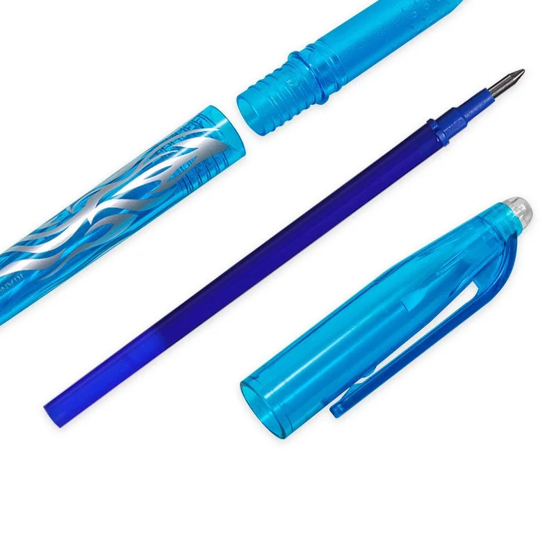 Чернильные ручки Цветные Стираемые Гелевые 0,5 мм Черные Заправки 8 Цветов Набор ручек для рисования Kawaii Набор ручек для школьников и студентов 3