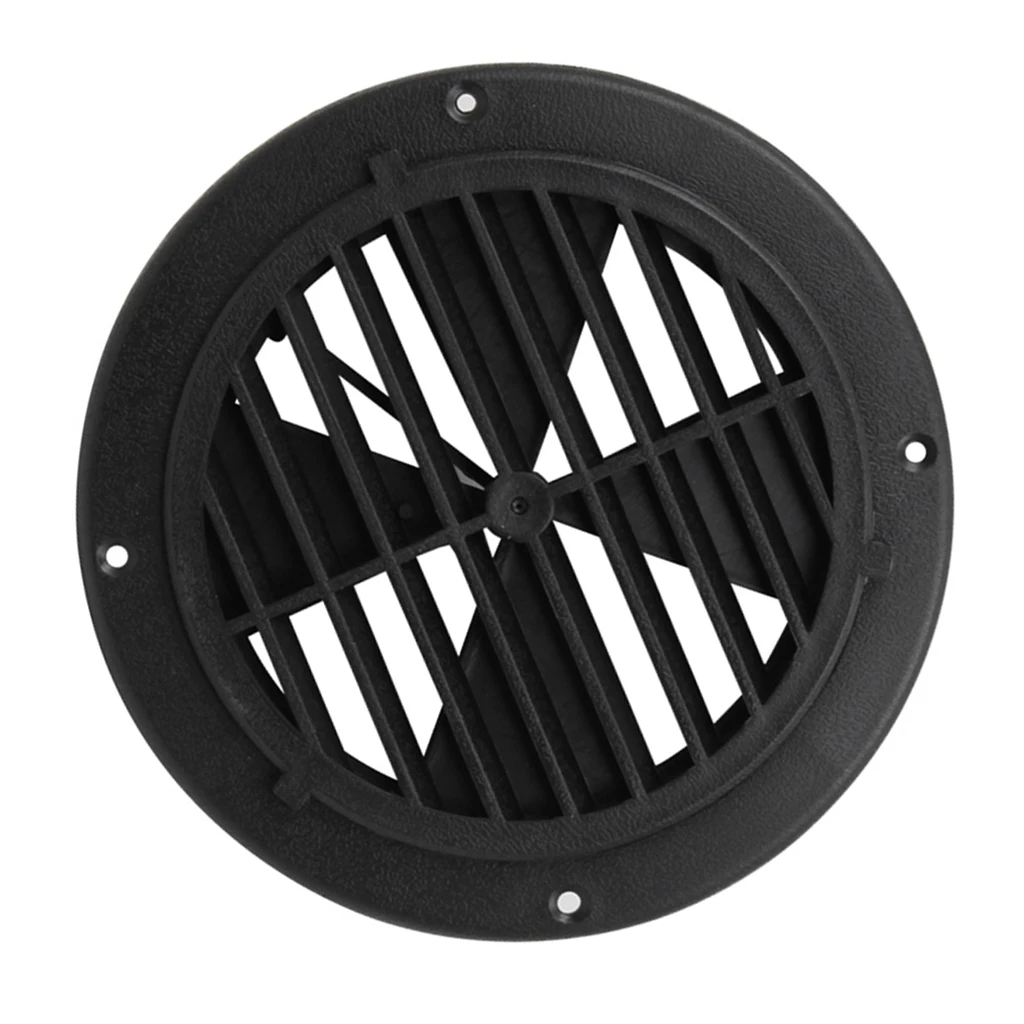 Черная морская крышка вентиляционного отверстия, шторка, круглая решетка для лодки, 164 мм 0