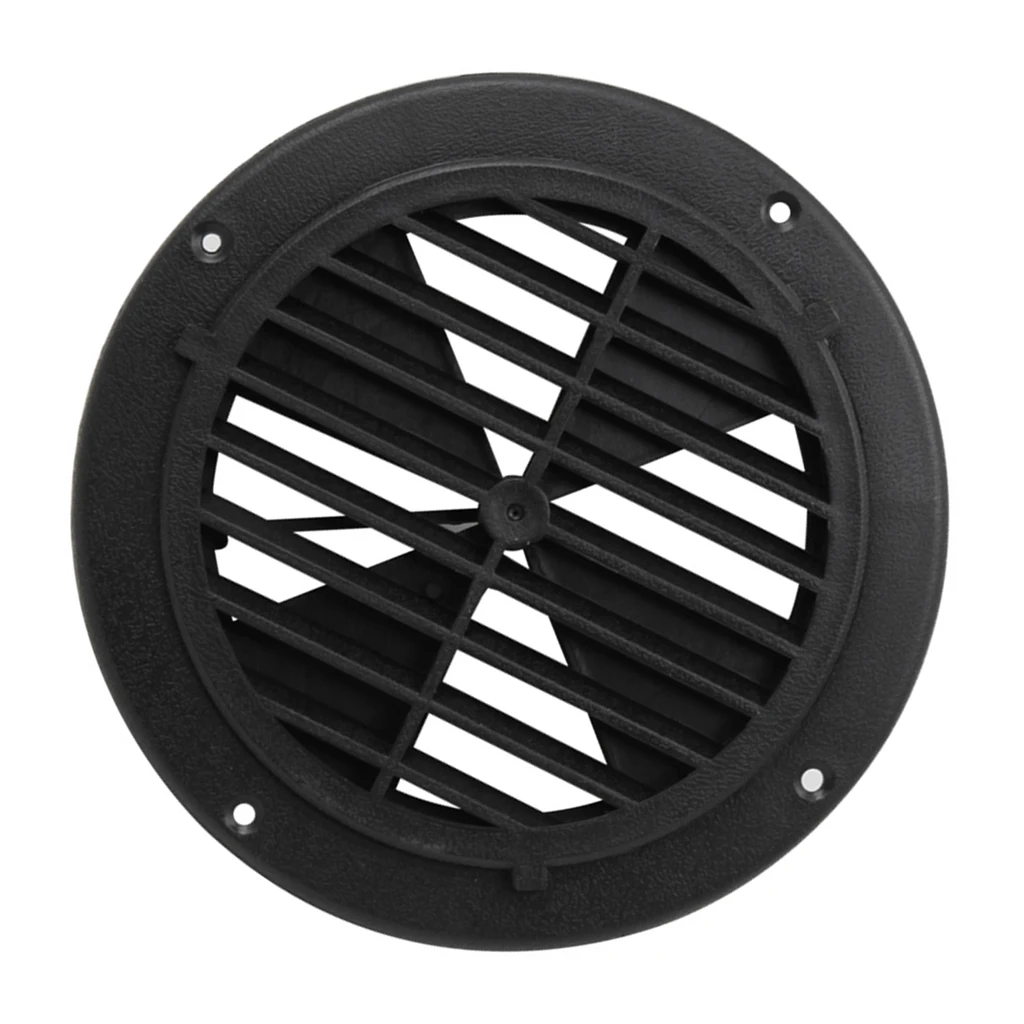 Черная морская крышка вентиляционного отверстия, шторка, круглая решетка для лодки, 164 мм 1