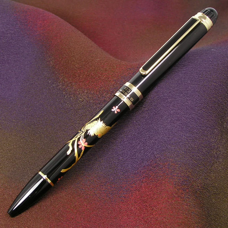 Многофункциональная Автоматическая Ручка Original Platinum Maki-e Pencil Красно-черная Шариковая Ручка Канцелярские Принадлежности MWB-5000RM 1