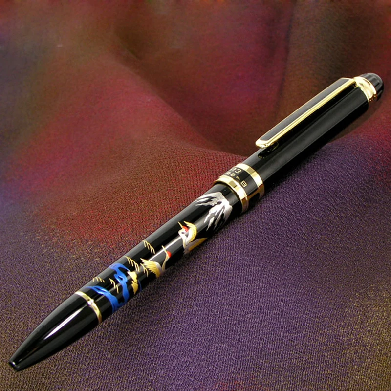Многофункциональная Автоматическая Ручка Original Platinum Maki-e Pencil Красно-черная Шариковая Ручка Канцелярские Принадлежности MWB-5000RM 2