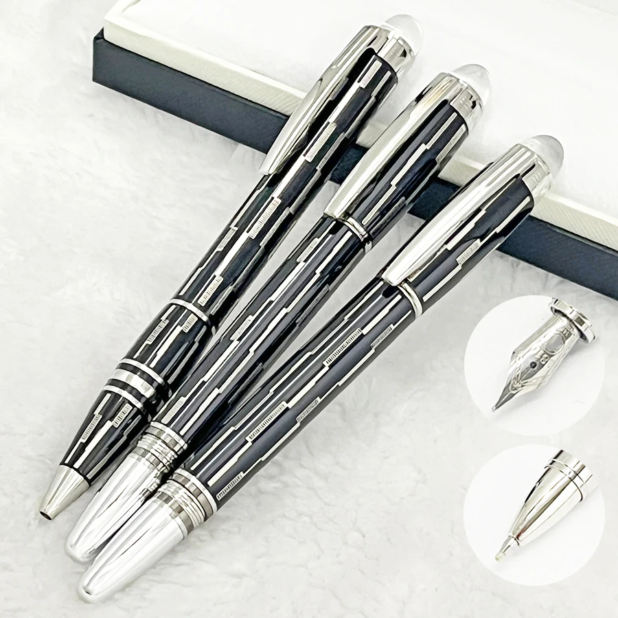 YAMALANG Luxury MB Pen Черная шариковая ручка с инкрустированной хрустальной головкой Лучший фонтан 1