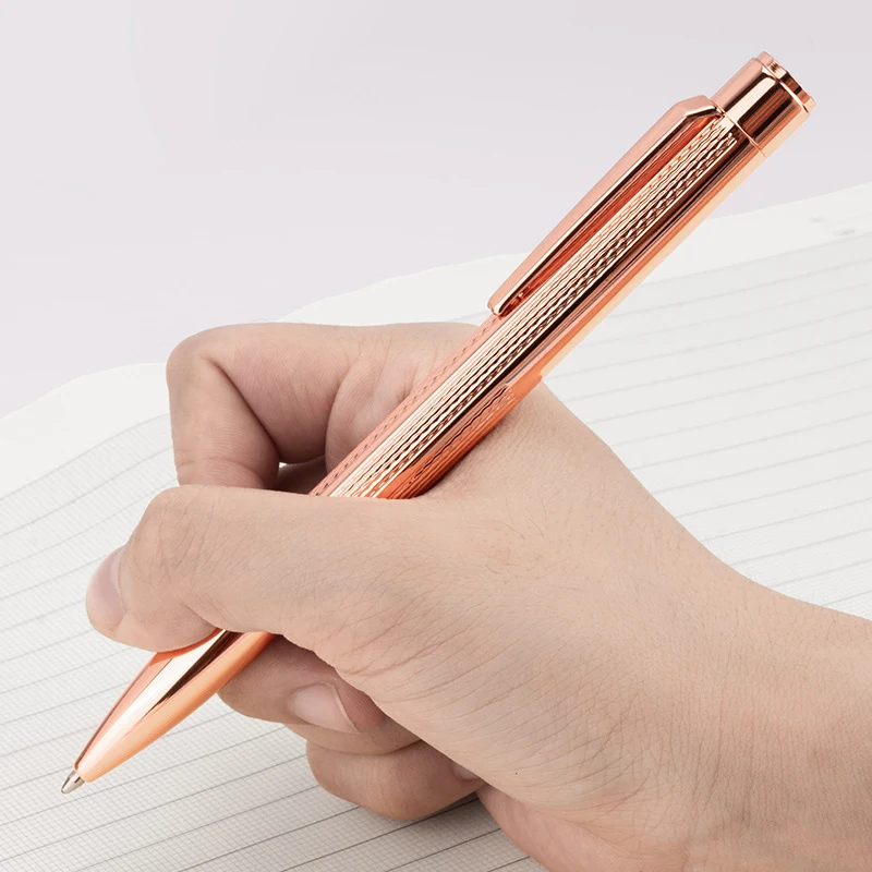 Классический дизайн, цельнометаллическая шариковая ручка нового поступления, высококачественная Подарочная ручка для деловых мужчин, Купить 2 Отправить подарок 4