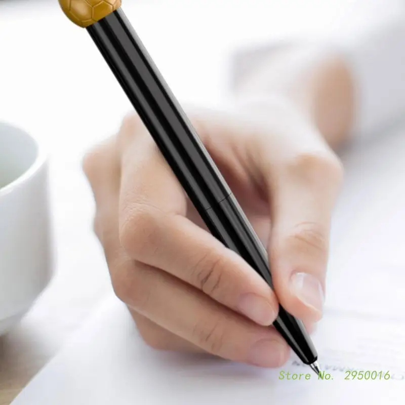 Многофункциональная гелевая ручка 0,5 мм Ручка для подписи, нейтральные ручки для снятия стресса, гелевые ручки с золотым шариком для записи заметок 4