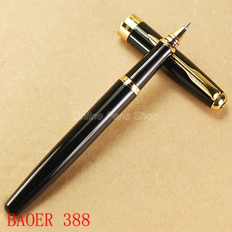Шариковая ручка Baoer Red Green Black Blue Grain и Golden Roller BR020 0