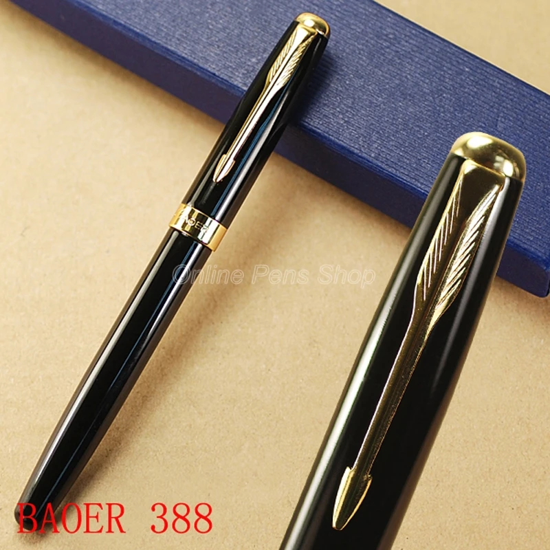 Шариковая ручка Baoer Red Green Black Blue Grain и Golden Roller BR020 1