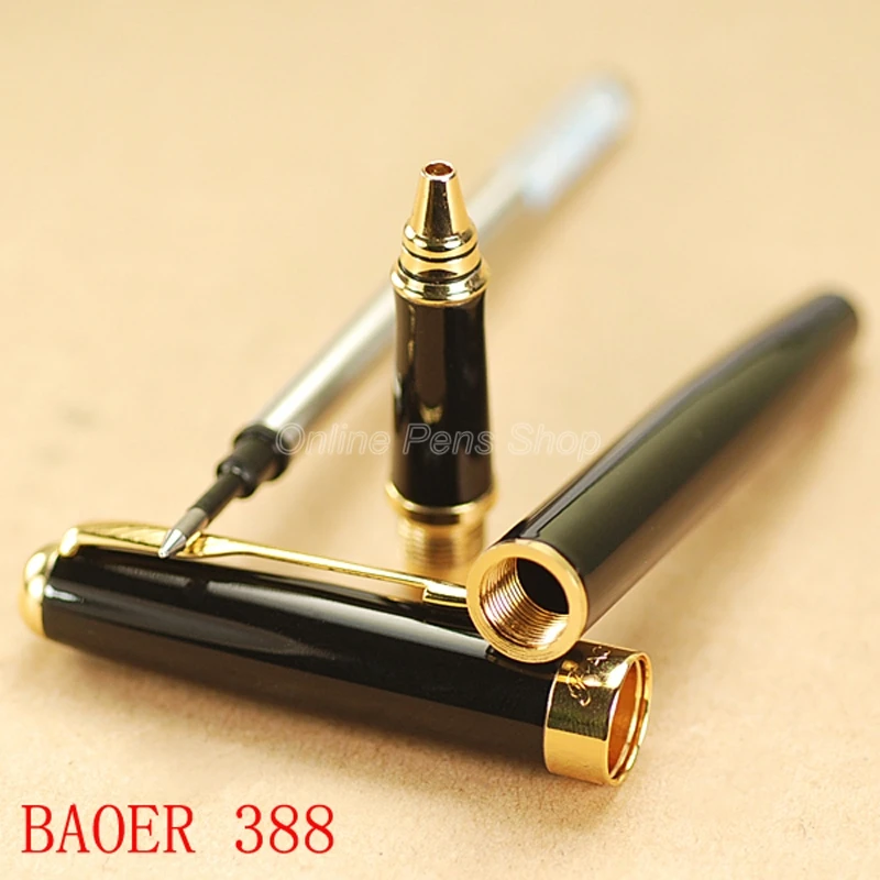 Шариковая ручка Baoer Red Green Black Blue Grain и Golden Roller BR020 2