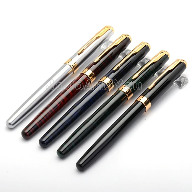 Шариковая ручка Baoer Red Green Black Blue Grain и Golden Roller BR020 3
