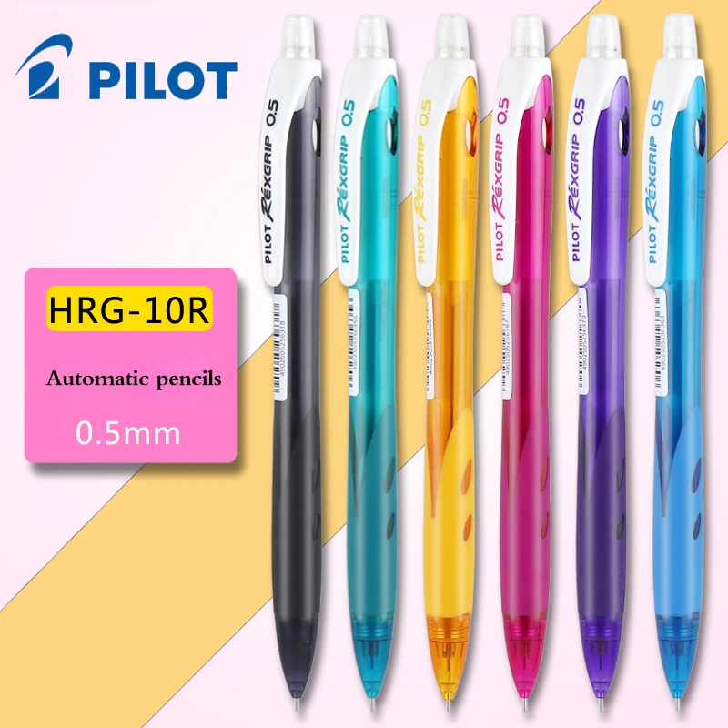 МЕХАНИЧЕСКИЙ карандаш PILOT HRG-10R Карандаш для занятий с учениками 0,5 мм, красочный прозрачный внешний вид, милые нажимные карандаши, канцелярские принадлежности 0