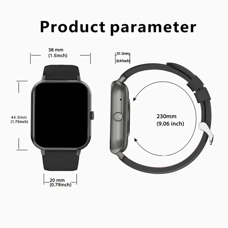 SENBONO 2023 Мужские умные часы для женщин Bluetooth Call 100 + Спортивный режим Фитнес-трекер Водонепроницаемые умные часы для мужчин для IOS Android 5