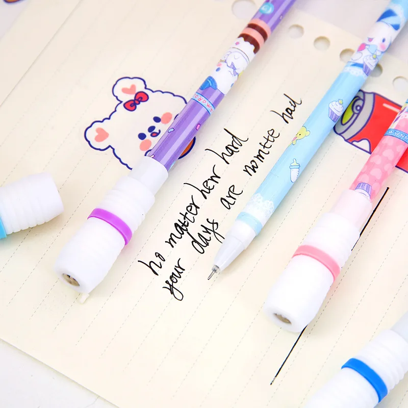 Sanrio Cinnamoroll Spin Pen Конкурс декомпрессионных ручек для учащихся начальной школы Вращающаяся ручка Ручка для подписи Канцелярские подарки 3