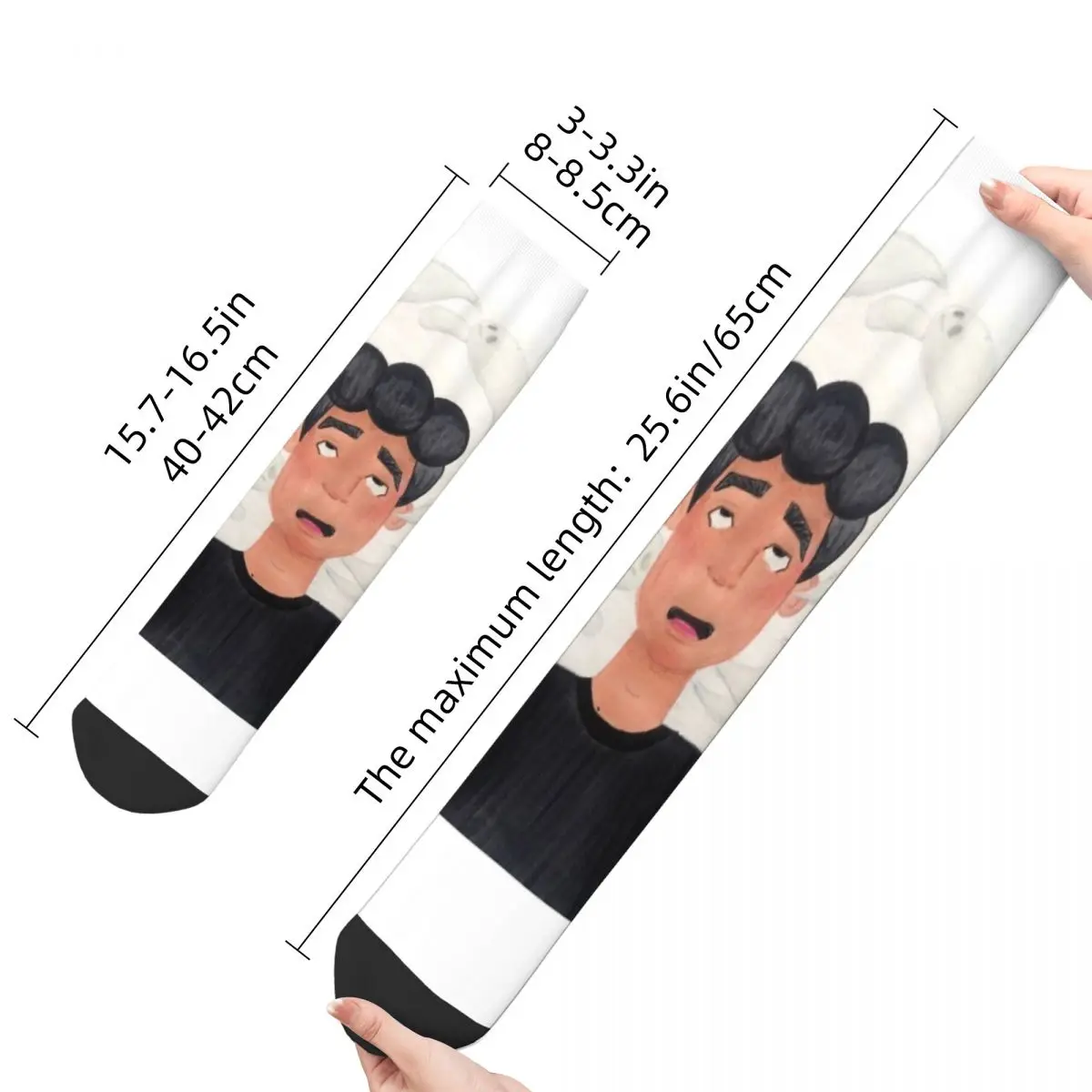 Хип-хоп Ретро Сумасшедшие мужские компрессионные носки Унисекс с призрачным рисунком Харадзюку, забавная новинка, носки Happy Crew, подарок для мальчиков 2