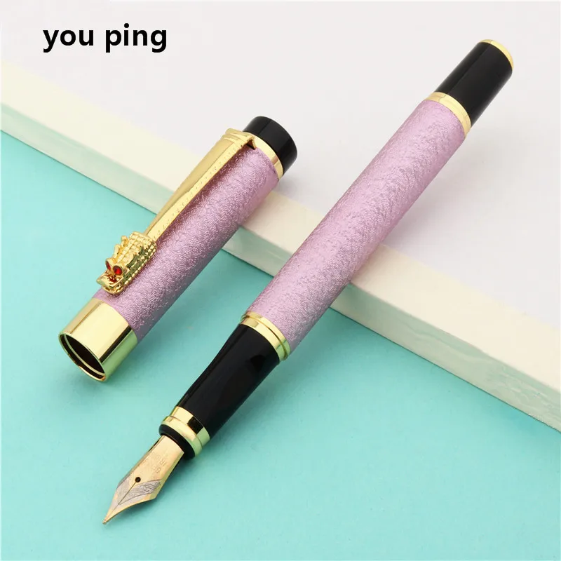 Новая высококачественная 5-цветная Перьевая ручка Dragon Business Office для студентов, школьные канцелярские принадлежности, Чернильные ручки 1