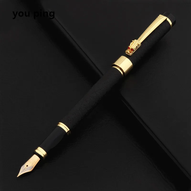 Новая высококачественная 5-цветная Перьевая ручка Dragon Business Office для студентов, школьные канцелярские принадлежности, Чернильные ручки 3